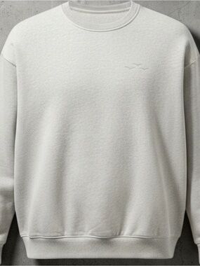 LAzypants women’s crewneck large cream/grey